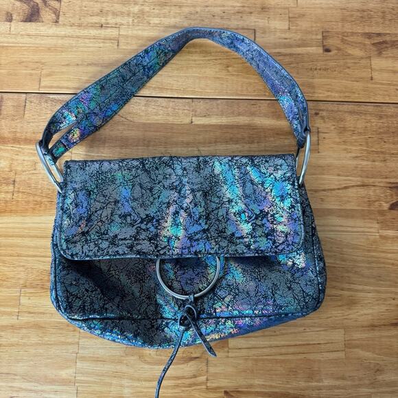 Urban Outfitters Remy Baguatte Soft Bag Essential Shoulder Bag Purse Metallic - Picture 2 of 8